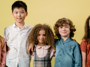 Five students posing for photo.