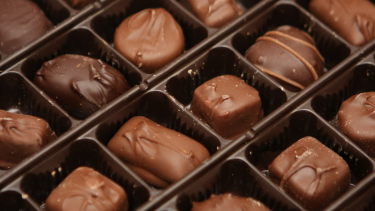A box of chocolates.