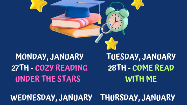 List of events for Literacy Week.