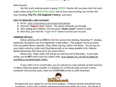 Munchalunch Instructions