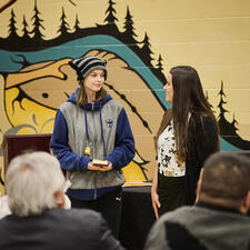 Student from the "Agenda Gap" talks about the importance of student voice in the new enhancement agreement