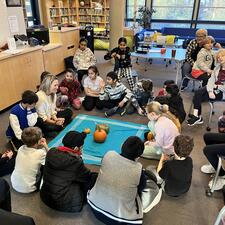A group of students in the LLC.